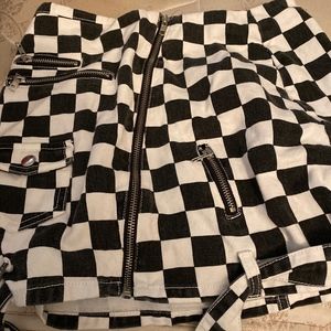 Checkered skirt